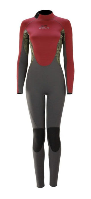 SOLA Ladies H2O 4/3mm Wetsuit -RED