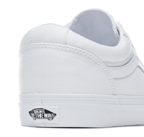 VANS Mens Ward Shoe -WHITE