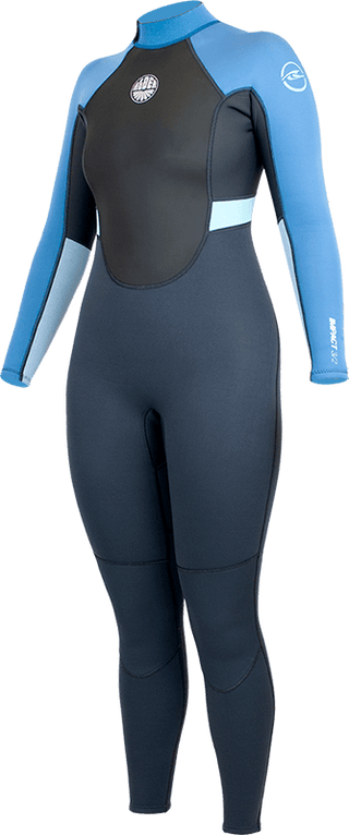 Alder Ladies Impact 3/2mm Full Wetsuit -GRAPHITE