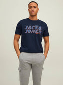 Jack & Jones JCOPHIL Tee -NAVY BLAZER
