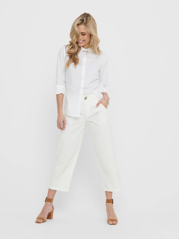 Jacqueline De Yong MIO Shirt -WHITE