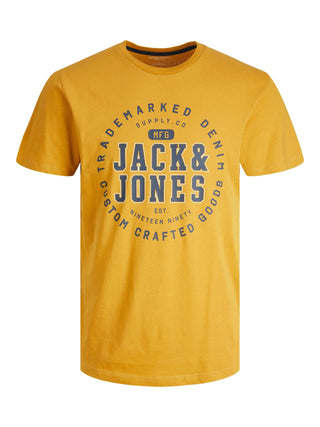 Jack & Jones JJSTAMP Tee -HARVEST GOLD