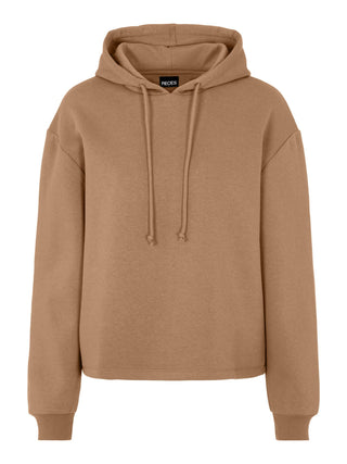 Pieces CHILLI Hoody -TAN
