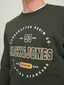 Jack & Jones JJSTAMP Sweatshirt -ROSIN