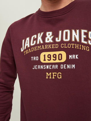 Jack & Jones JJSTAMP Sweatshirt -PORT
