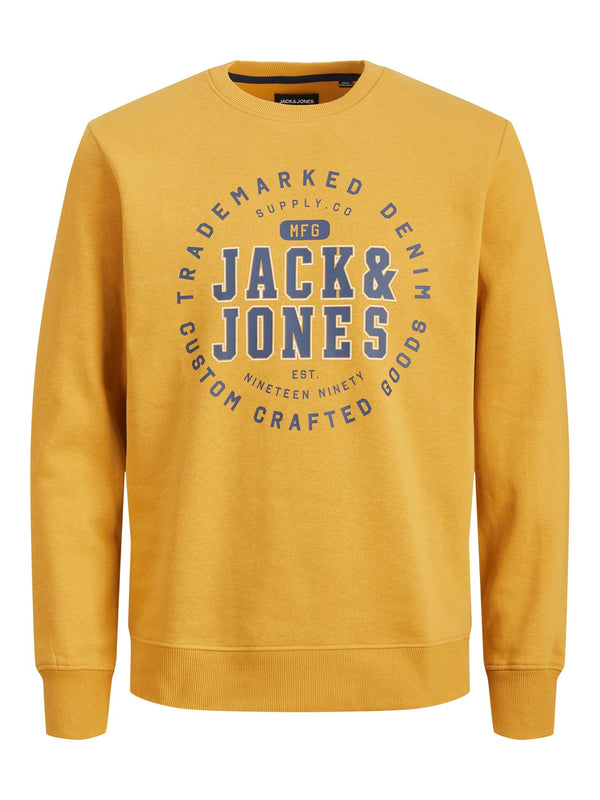Jack & Jones JJSTAMP Sweatshirt -HARVEST GOLD