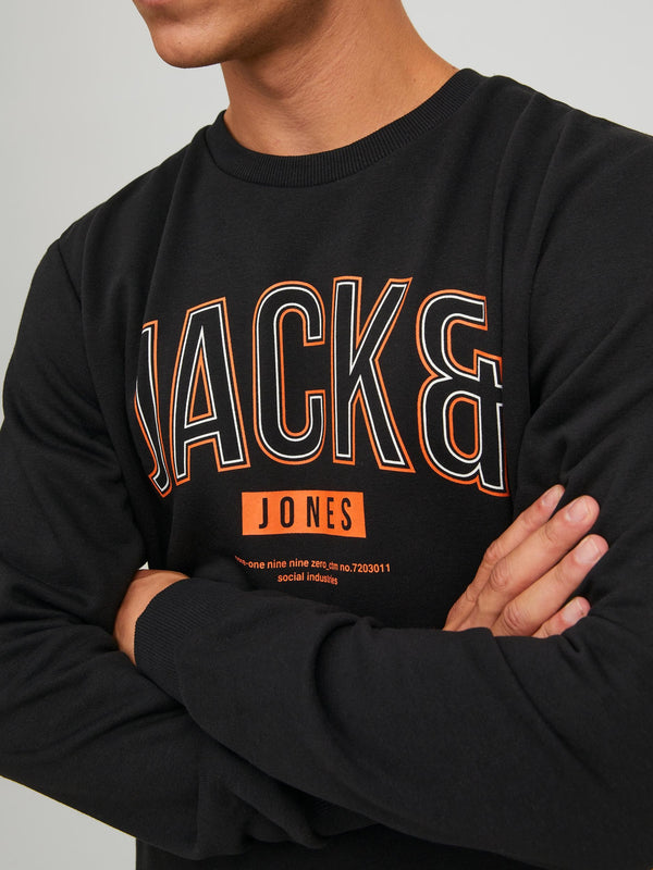 Jack & Jones JCOTHOMAS Sweatshirt -BLACK