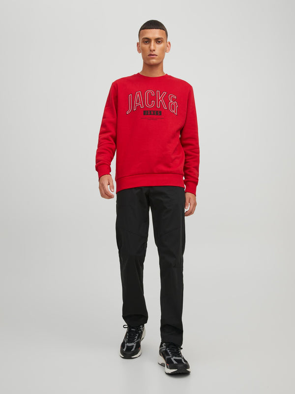 Jack & Jones JCOTHOMAS Sweatshirt -CHILI RED