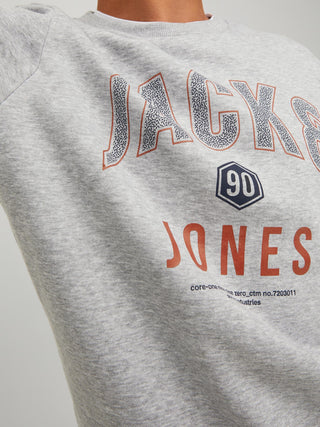 Jack & Jones JCOTHOMAS Sweatshirt -LIGHT GREY MELANGE