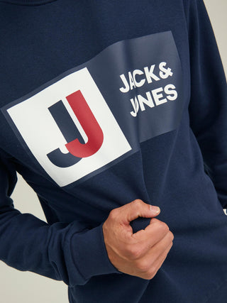 Jack & Jones JCOLOGAN Sweatshirt -NAVY BLAZER