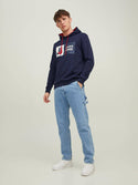 Jack & Jones JCOLOGAN Hoody -NAVY BLAZER