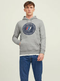 Jack & Jones JORNATE Hoody -LIGHT GREY MELANGE