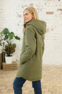 Lighthouse Iona Long Jacket -KHAKI