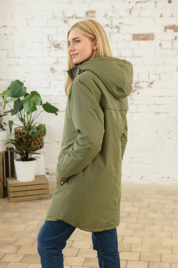 Lighthouse Iona Long Jacket -KHAKI
