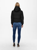 Jacqueline De Yong NEWERICA Hooded Jacket -BLACK