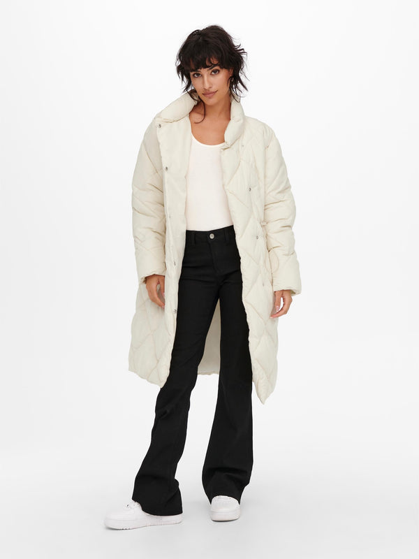 Jacqueline De Yong LIVA Long Jacket -WHITECAP