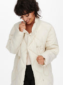 Jacqueline De Yong LIVA Long Jacket -WHITECAP
