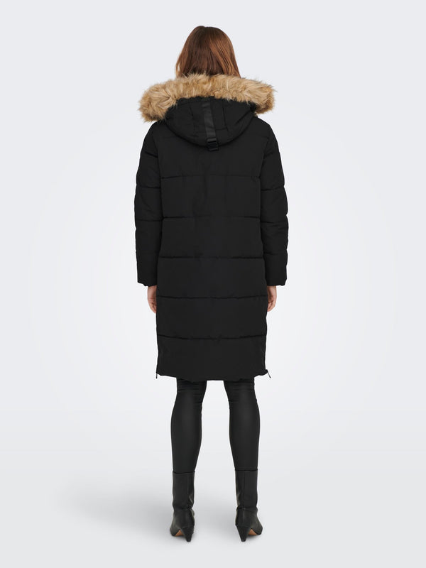 Jacqueline De Yong LOOK Parka Jacket -BLACK