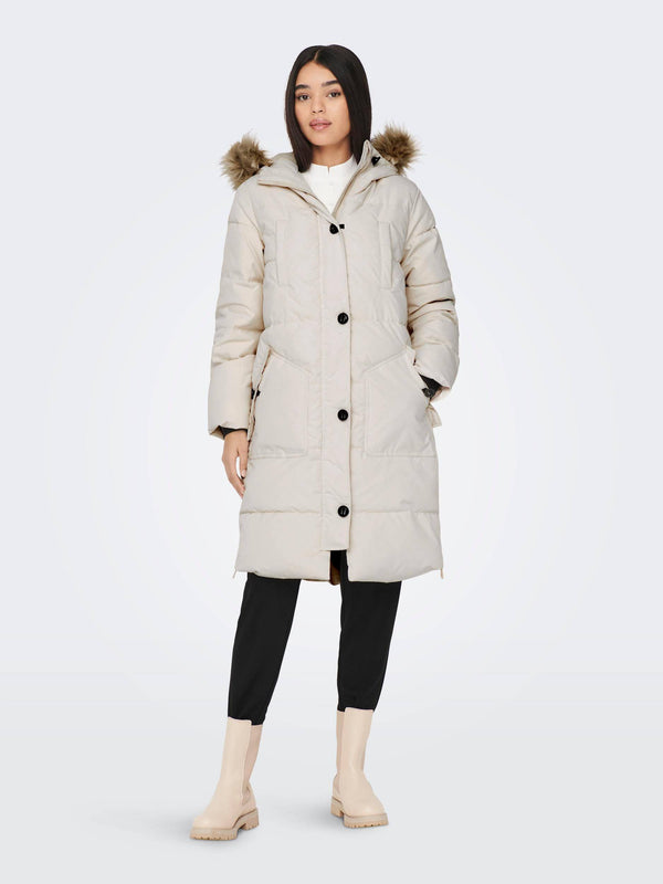 Jacqueline De Yong LOOK Parka Jacket -WHITECAP