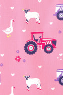 Lighthouse Kids Tractor Pyjamas -PINK