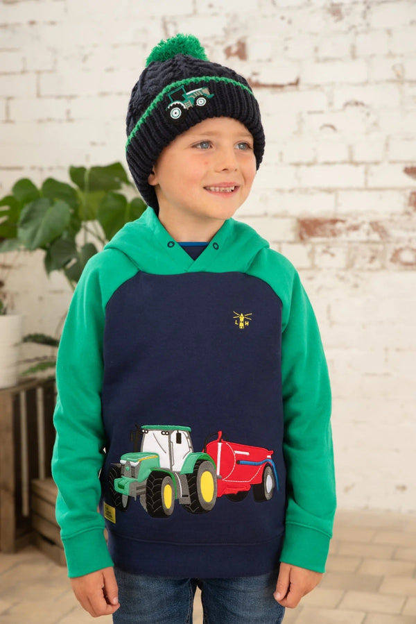 Lighthouse Kids Jack Tractor Hoody -GREEN
