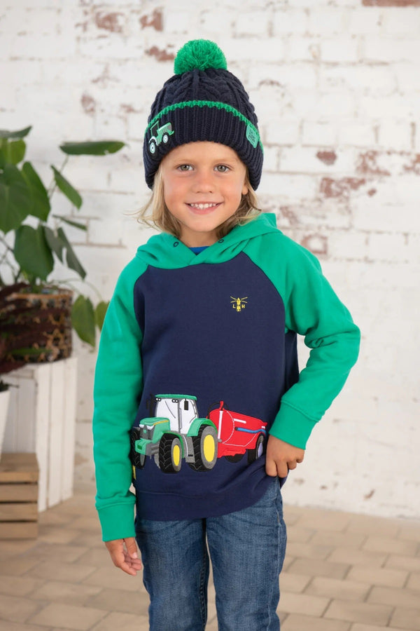Lighthouse Kids Jack Tractor Hoody -GREEN