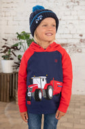 Lighthouse Kids Jack Tractor Hoody -RED