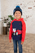 Lighthouse Kids Jack Tractor Hoody -RED