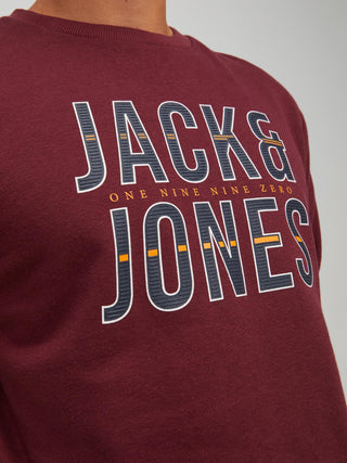 Jack & Jones JJXILO Sweatshirt -PORT