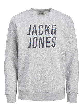 Jack & Jones JJXILO Sweatshirt -LIGHT GREY MELANGE