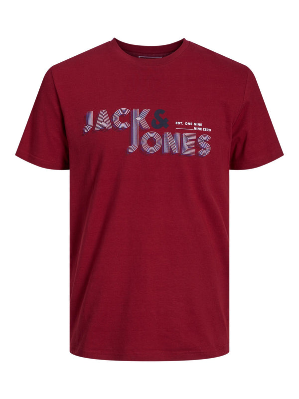 Jack & Jones JCOFRIDAY Tee -BIKING RED