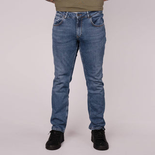 Mineral ARCHER Stretch Mid Wash Jean - Borderland Muff
