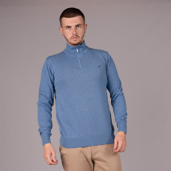 Mineral ALTIS Half Zip Sweatshirt-BLUE