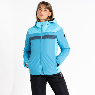 Dare2b Ladies Rapport Ski Jacket-CAPRI BLUE
