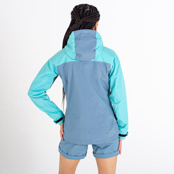 Dare2b Ladies Diverse II Waterproof jacket-MEADOW GREEN