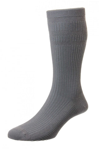 Buy mid-grey HJHall Extra Wide Cotton-Rich Softop - HJ191