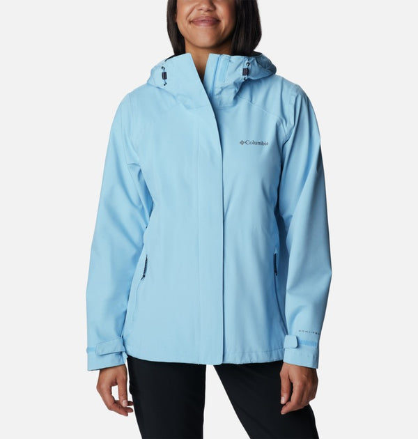 Columbia Earth Explorer Waterproof Shell Jacket-BLUE