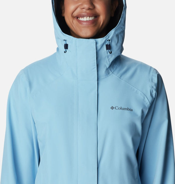Columbia Earth Explorer Waterproof Shell Jacket-BLUE