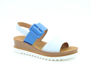 Heavenly Feet PISTACHIO Sandal-BLUE