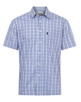 Champion Poole Short Sleeve Shirt-BLUE