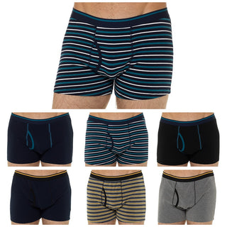 Tom Franks 426 3 Pack Keyhole Trunks-GREY