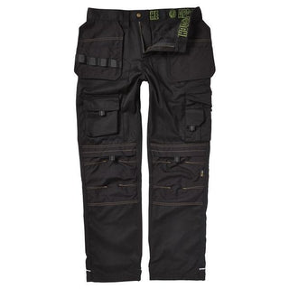 Buy black-short Apache Knee Pad Holster Work Trousers