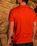 Saltrock Mens Taped Stripe T-Shirt-RED
