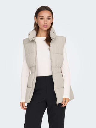 JDY Imagine Ladies Padded Bodywarmer-MOONBEAM