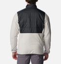 Columbia Mens Basin Butte Full Zip Microfleece With Omni-Heat Reflective Technology -STONE