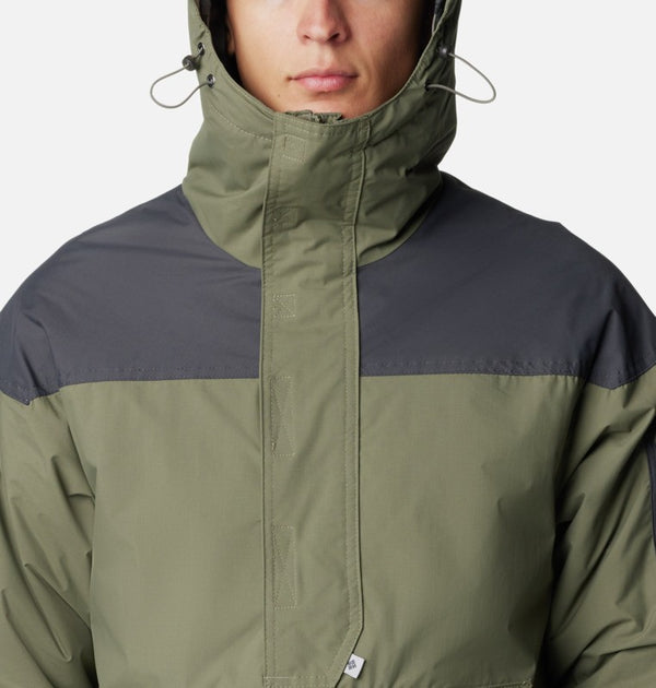 Columbia Mens Insulated Challenger Pullover -STONE GREEN