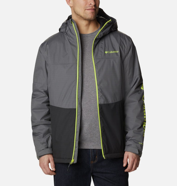 Columbia Mens Point Park Insulated Waterproof Jacket-SHARK