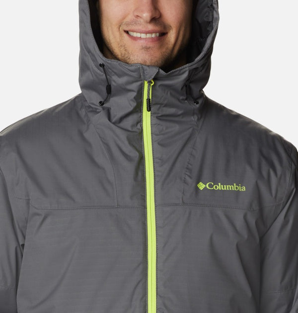 Columbia Mens Point Park Insulated Waterproof Jacket-SHARK
