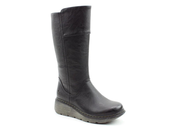 Heavenly Feet Ladies Water resistant style Lombardy-BLACK
