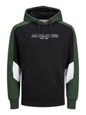 Jack & Jones Anker Hooded Sweatshirt-BLACK